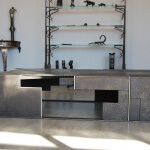 Mobilier haut de gamme, metal création mobilier d'art Toulouse par FAS