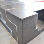 table basse metal mobilier d'art Toulouse acier fer metal inox fer forgé FAS